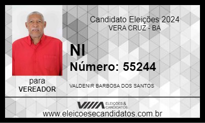 Candidato NI 2024 - VERA CRUZ - Eleições