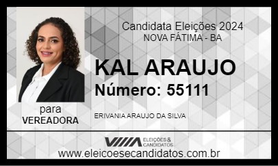 Candidato KAL ARAUJO 2024 - NOVA FÁTIMA - Eleições