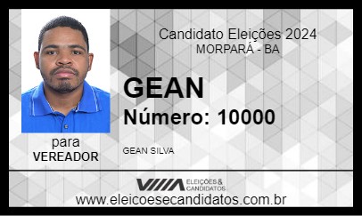 Candidato GEAN 2024 - MORPARÁ - Eleições