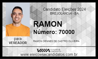 Candidato RAMON 2024 - BREJOLÂNDIA - Eleições