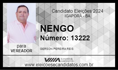 Candidato NENGO 2024 - IGAPORÃ - Eleições