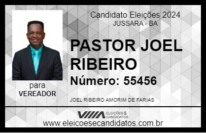 Candidato PASTOR JOEL RIBEIRO 2024 - JUSSARA - Eleições