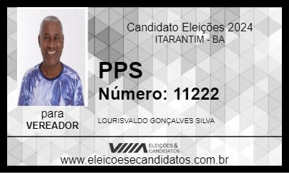 Candidato PPS 2024 - ITARANTIM - Eleições