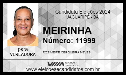 Candidato MEIRINHA 2024 - JAGUARIPE - Eleições