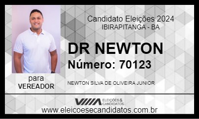 Candidato DR NEWTON 2024 - IBIRAPITANGA - Eleições