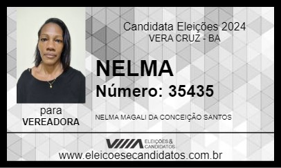 Candidato NELMA 2024 - VERA CRUZ - Eleições