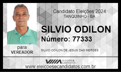 Candidato SILVIO ODILON 2024 - TANQUINHO - Eleições