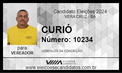 Candidato CURIÓ 2024 - VERA CRUZ - Eleições