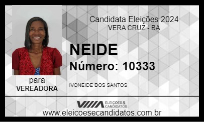 Candidato NEIDE 2024 - VERA CRUZ - Eleições