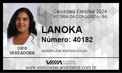 Candidato LANOKA 2024 - VITÓRIA DA CONQUISTA - Eleições