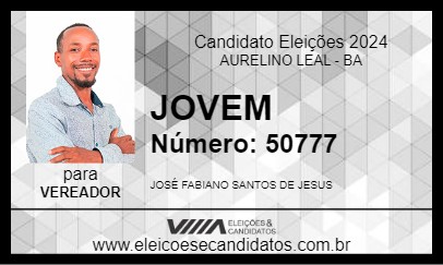 Candidato JOVEM 2024 - AURELINO LEAL - Eleições