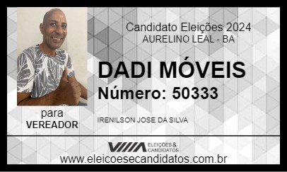 Candidato DADI MÓVEIS 2024 - AURELINO LEAL - Eleições