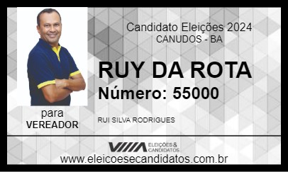 Candidato RUY DA ROTA 2024 - CANUDOS - Eleições