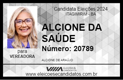 Candidato ALCIONE DA SAÚDE 2024 - ITAGIMIRIM - Eleições