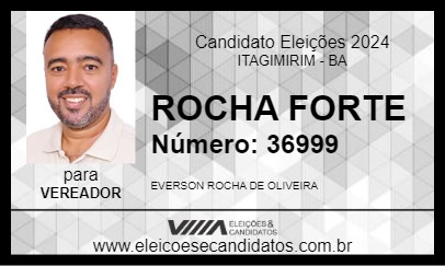 Candidato ROCHA FORTE 2024 - ITAGIMIRIM - Eleições