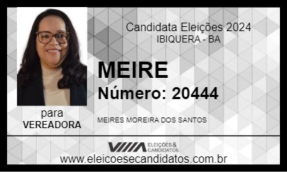 Candidato MEIRE 2024 - IBIQUERA - Eleições