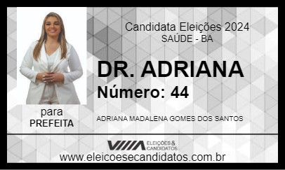 Candidato DR. ADRIANA 2024 - SAÚDE - Eleições