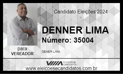 Candidato DENNER LIMA 2024 - SALVADOR - Eleições