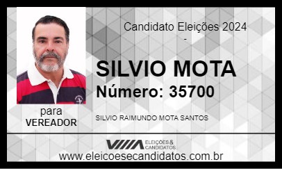 Candidato SILVIO MOTA 2024 - SALVADOR - Eleições