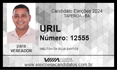 Candidato URIL 2024 - TAPEROÁ - Eleições