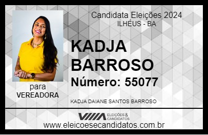 Candidato KADJA BARROSO 2024 - ILHÉUS - Eleições