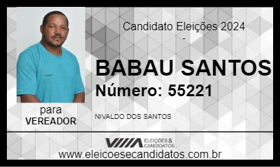 Candidato BABAU SANTOS 2024 - SERRINHA - Eleições