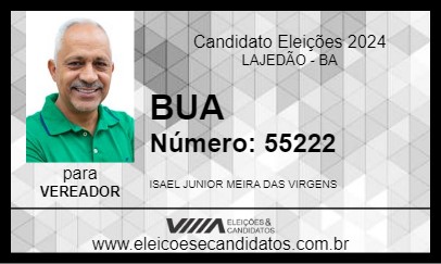 Candidato BUA 2024 - LAJEDÃO - Eleições