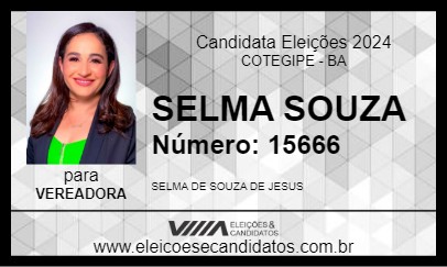 Candidato SELMA SOUZA 2024 - COTEGIPE - Eleições