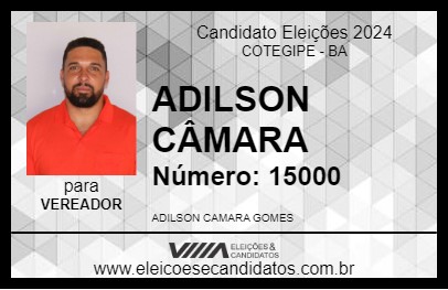 Candidato ADILSON CÂMARA 2024 - COTEGIPE - Eleições