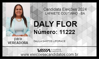 Candidato DALY FLOR 2024 - LAFAIETE COUTINHO - Eleições