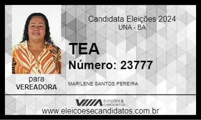 Candidato TEA 2024 - UNA - Eleições