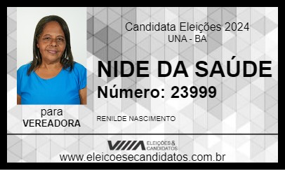 Candidato NIDE DA SAÚDE 2024 - UNA - Eleições