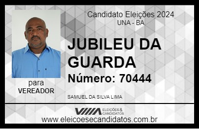 Candidato JUBILEU DA GUARDA 2024 - UNA - Eleições