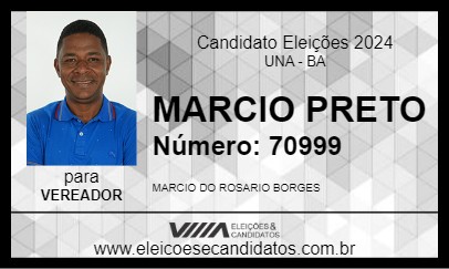 Candidato MARCIO PRETO 2024 - UNA - Eleições