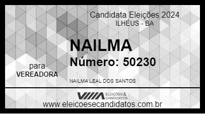 Candidato NAILMA 2024 - ILHÉUS - Eleições