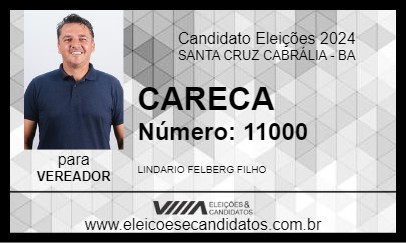 Candidato CARECA 2024 - SANTA CRUZ CABRÁLIA - Eleições