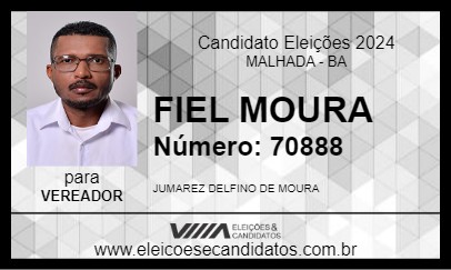 Candidato FIEL MOURA 2024 - MALHADA - Eleições