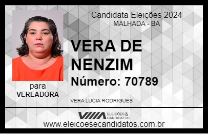 Candidato VERA DE NENZIM 2024 - MALHADA - Eleições