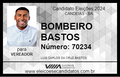 Candidato BOMBEIRO BASTOS 2024 - CANDEIAS - Eleições