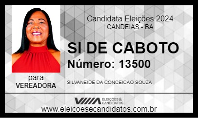 Candidato SI DE CABOTO 2024 - CANDEIAS - Eleições