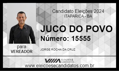 Candidato JUCO DO POVO 2024 - ITAPARICA - Eleições