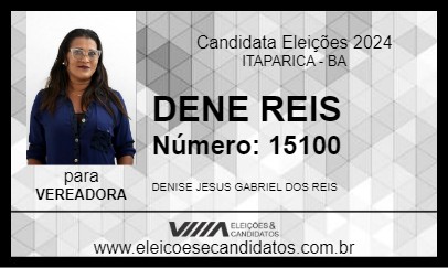 Candidato DENE REIS 2024 - ITAPARICA - Eleições