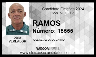 Candidato RAMOS 2024 - SANTALUZ - Eleições