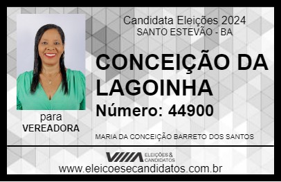 Candidato CONCEIÇÃO DA LAGOINHA 2024 - SANTO ESTEVÃO - Eleições