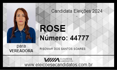 Candidato ROSE 2024 - SANTO ESTEVÃO - Eleições