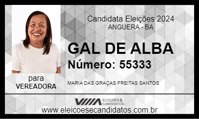 Candidato GAL DE ALBA 2024 - ANGUERA - Eleições