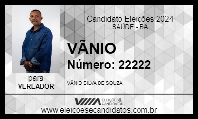 Candidato VÃNIO 2024 - SAÚDE - Eleições