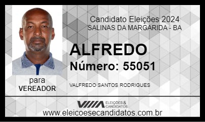 Candidato ALFREDO 2024 - SALINAS DA MARGARIDA - Eleições