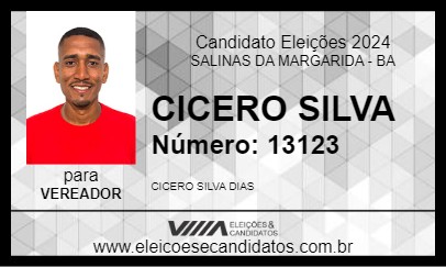 Candidato CICERO SILVA 2024 - SALINAS DA MARGARIDA - Eleições