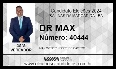 Candidato DR MAX 2024 - SALINAS DA MARGARIDA - Eleições